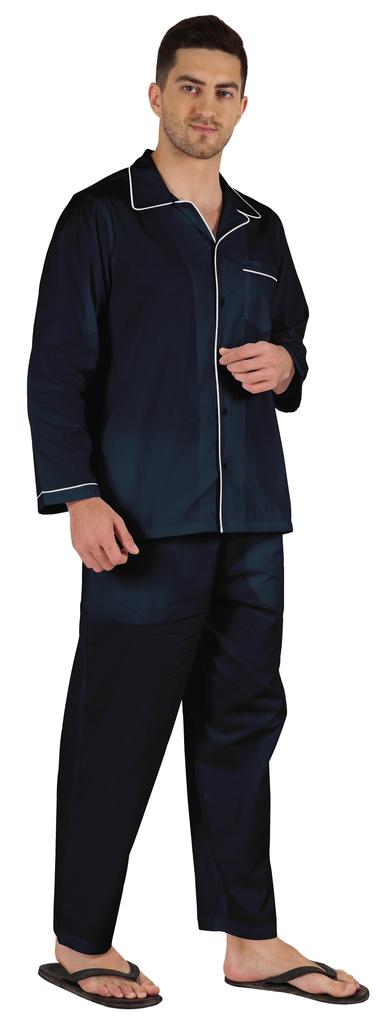 Inkmeso Мужские хлопковые пижамы, однотонная одежда для сна, одежда для дома, пижамный комплект с верхом и низом