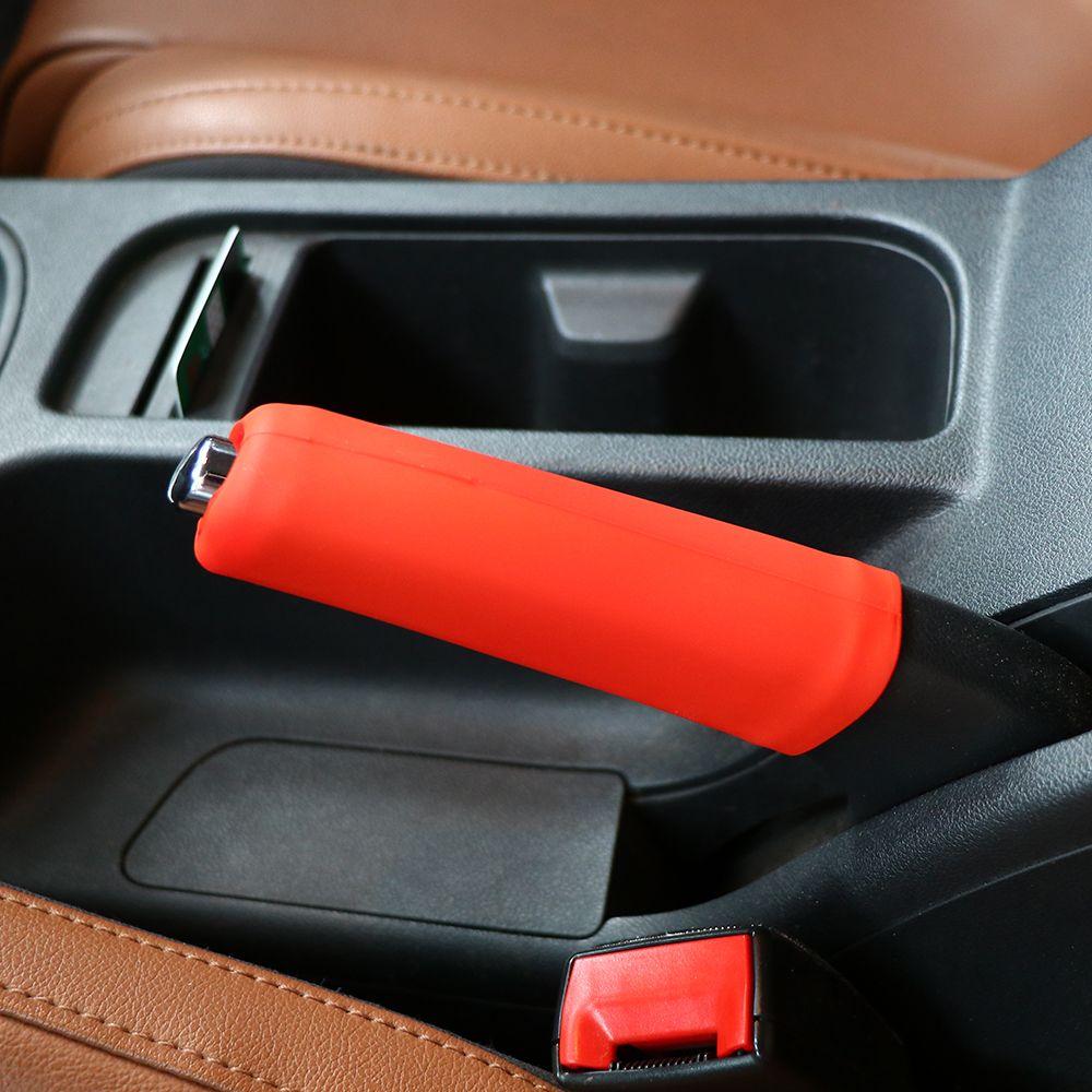 Anti-slip Car Interior Good Hand Feeling Silicone Material Wavy Shape Handbrake Grip Cover Hand Brake Grips Sleeve