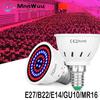 Led E27 Hydroponic Growth Light B22 Led Grow Bulb MR16 Full Spectrum 220V  Plant E14 Flower Seedling Fitolamp GU10