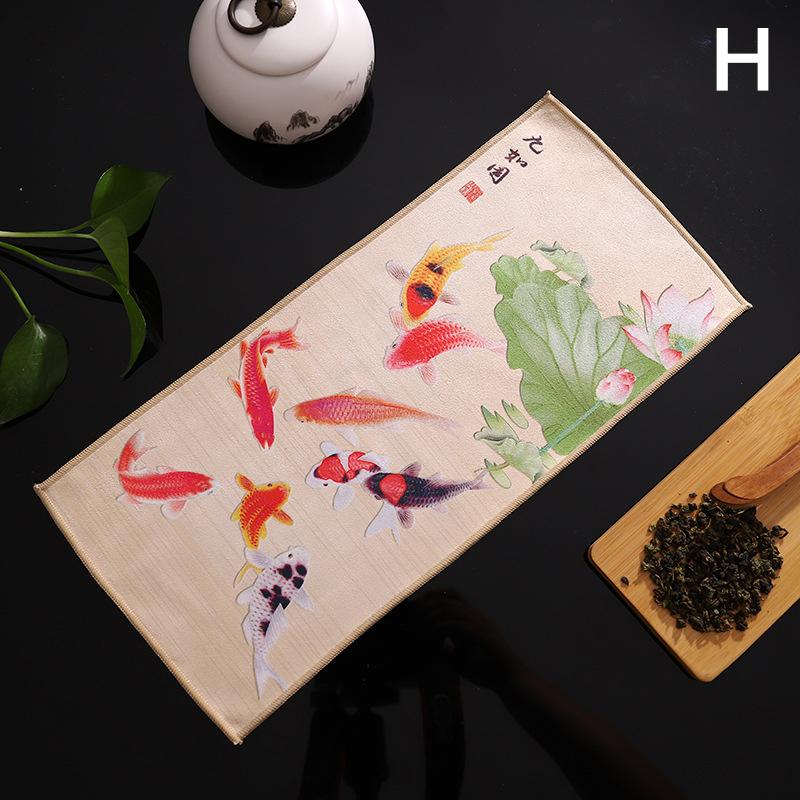 Китайская профессиональная тряпка, окрашенная, толстое кухонное полотенце, супер впитывающее, чистящее чай