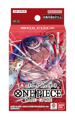 Bandai ONE PIECE Карточная игра Стартовый набор Красный Эдвард Ньюгейт [ST-15]