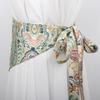 Embroidered Printing Ethnic Triangular Waistband Chinese Style Bohemia Wide Waistband  Female