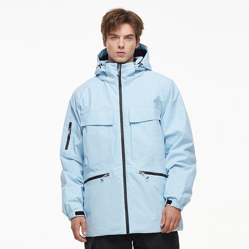 Лыжная куртка для женщин и мужчин, сноубордическая куртка, водонепроницаемая, ветрозащитная, утепленная, зимняя, для горных видов спорта на открытом воздухе, с капюшоном, теплая, с карманами