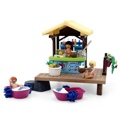 Playmobil набор фигурок киоска и весельной лодки 70612, популярные игрушки в Корее