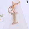 Fashion Letter Keychain Trendy Creative 26 English Letter Initial Resin Handbag Keyring Accessories For Women