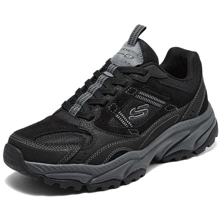 Skechers Мужская низкая уличная обувь Черная Удобная Износостойкая 237740-BKCC
