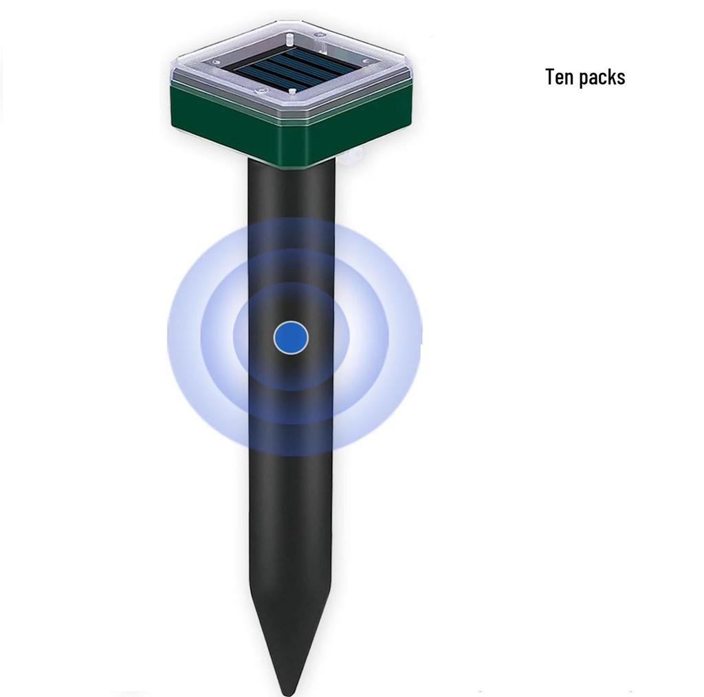 Солнечный ультразвуковой отпугиватель животных: Отпугиватель мышей, змей, птиц, собак, кошек