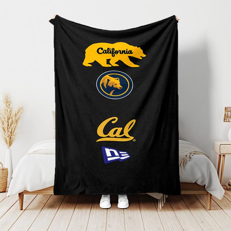 1pc Blanket - California Golden Bears Print Design, Lightweight Blanket for Sofa, Bed- Soft &Warm, Gift for All Seasons