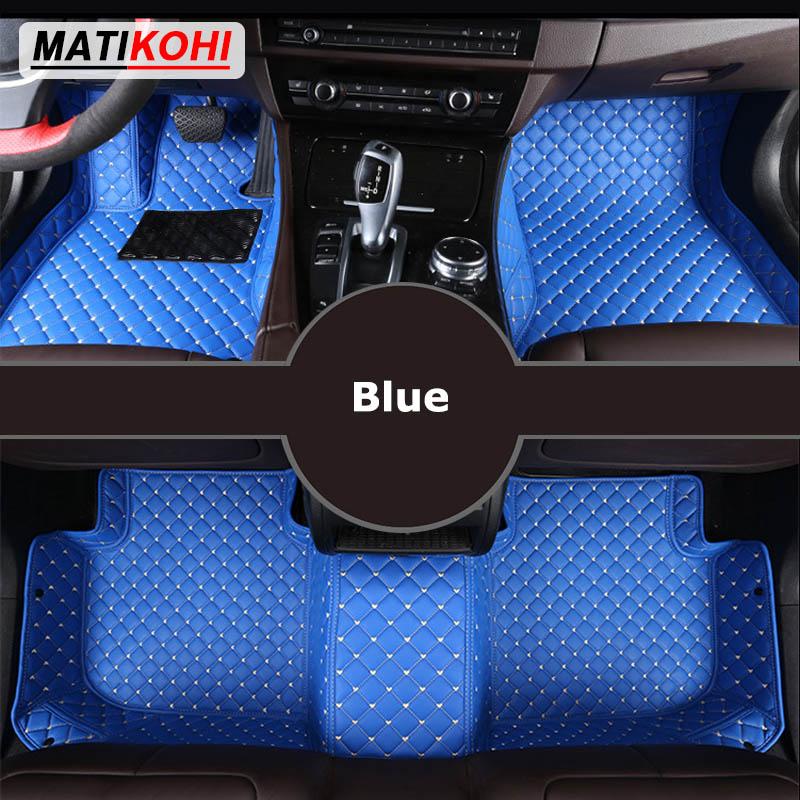 AOTI9 MATIKOHI Custom Car Floor Mats For Hyundai Grandeur Azera Auto Carpets Foot Coche Accessorie