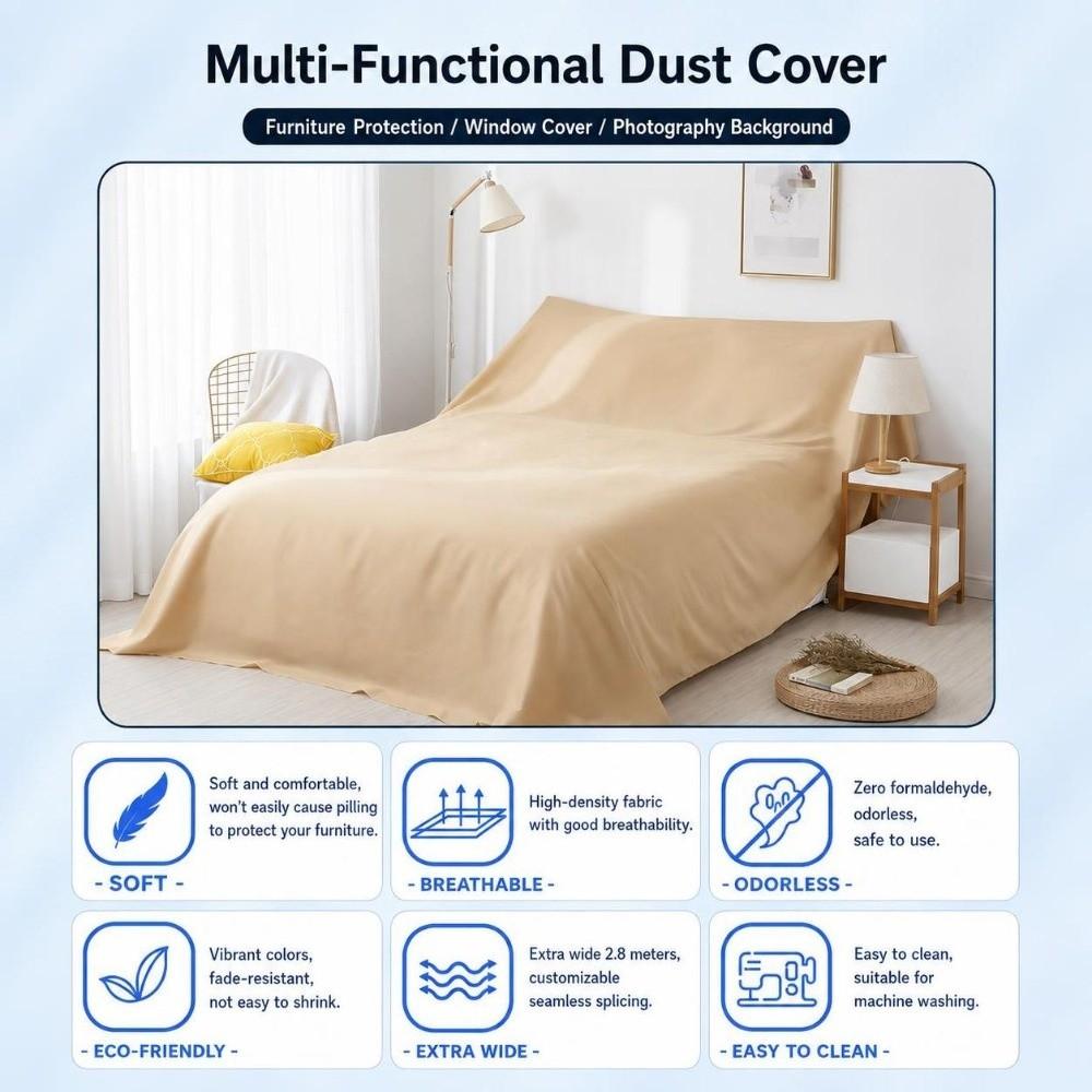 Breathable Fabric Dust Proof Sheet Washable Cloth Anti‑Dust Cloth Outdoor Garden