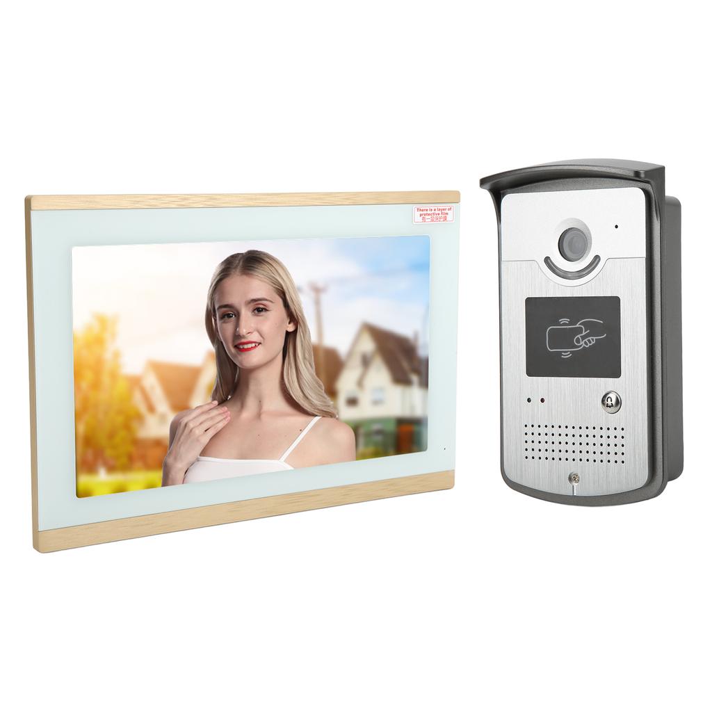 10-дюймовый WIFI видеодомофон, проводная система видеодомофона для Tuya Smart APP 100?240ВЕУ Вилка