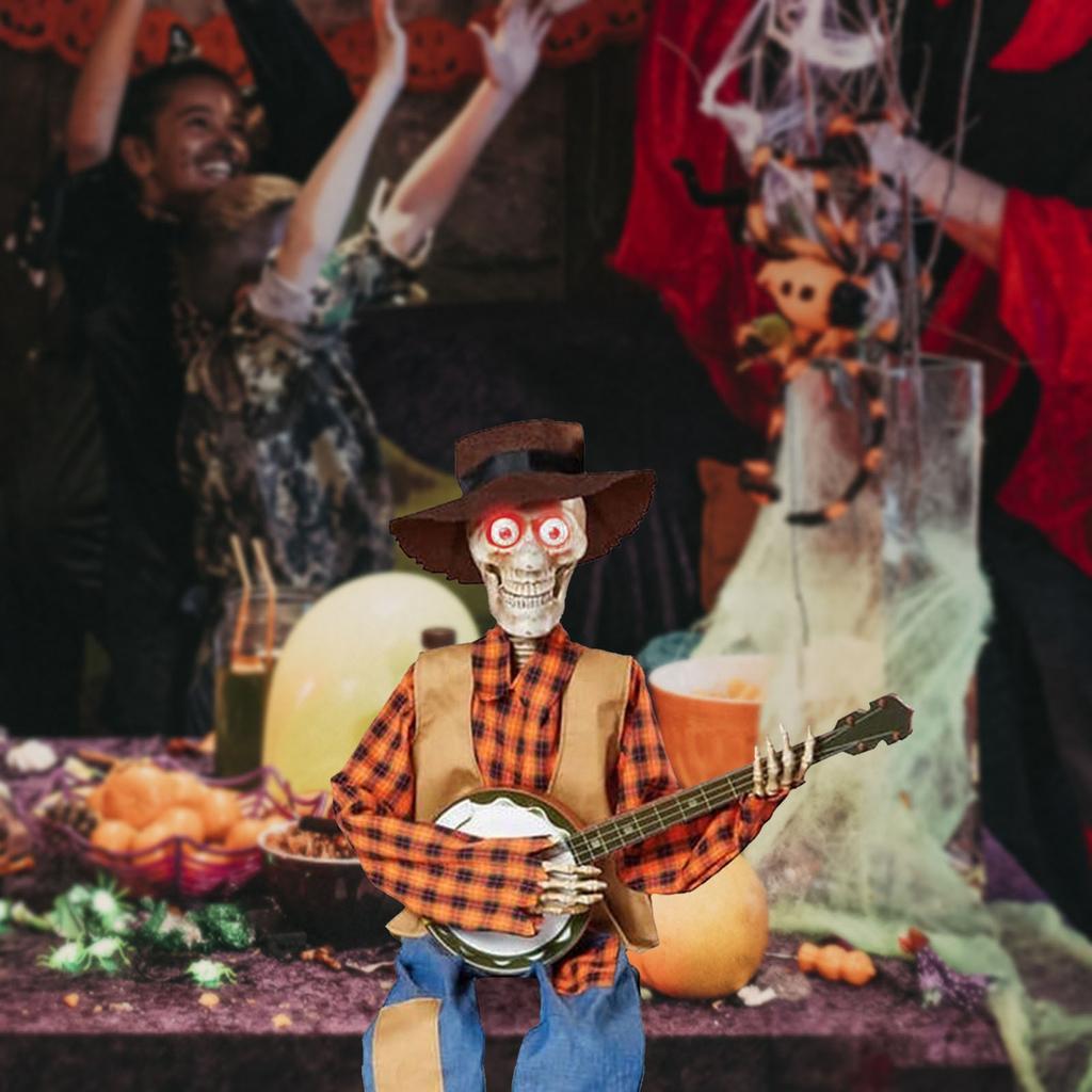 Хэллоуин Светящийся Скелет Скелет Украшение Украшение