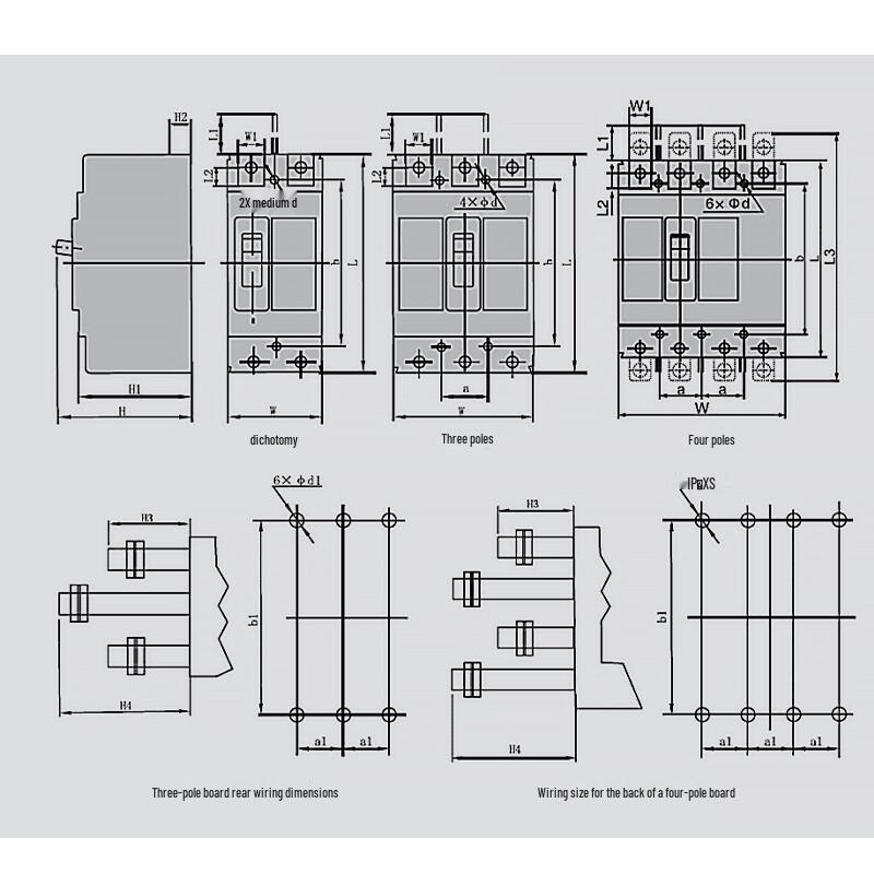 DELIXI ELECTRIC CDM1 Series Molded Case Circuit Breaker