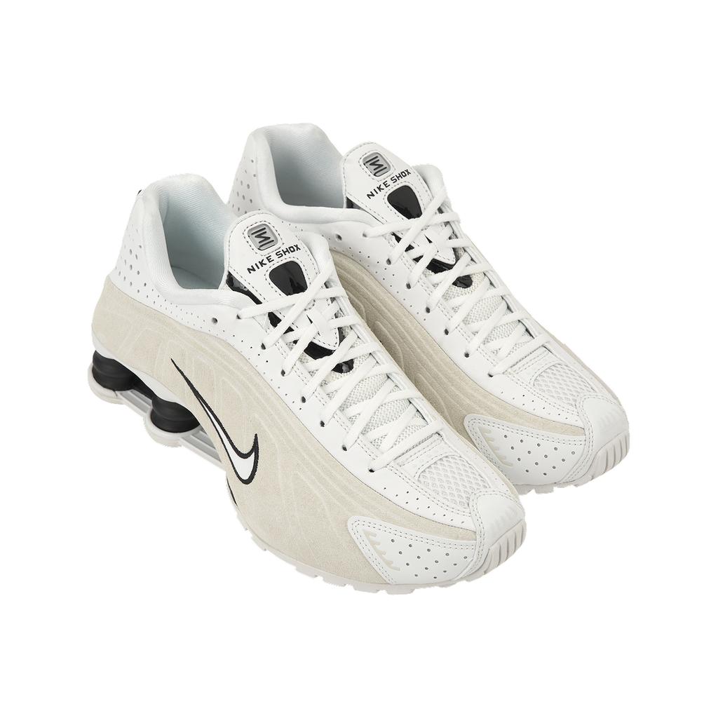 Nike Shox R4 Summit White Light Orewood Brown Женские кроссовки Черные HQ7739-100