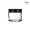 Plastic Empty Jars With Black Lids Canister Face Cream Container Storage Box Portable Travel Bottle Home Supply Makeup Tool
