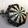 Flame & Water Dartboard: The Ultimate Darts Game Experience Umbrella Day Gift Y285