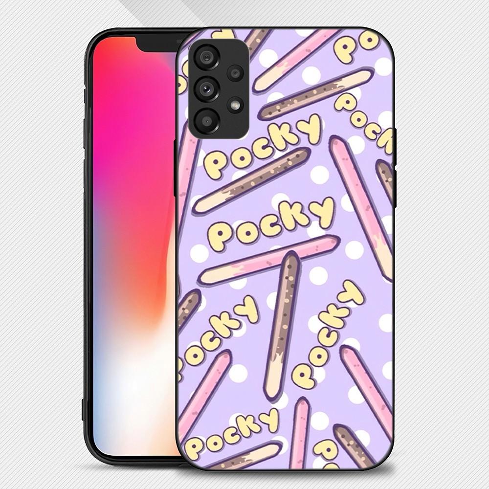 Чехол для телефона Pocky Strawberry Chocolate Chip Cookies для Samsung Galaxy S22 S23 Ultra S21 S20 FE Plus Note 20, мягкий чехол