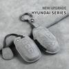 Кожаный чехол-брелок для автомобильного ключа для Hyundai Grand Prix Gn7 Ioniq6 Nuovo Kona Genesis Coupe Sonata Ix35 Защитный брелок