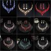 Jewelry Accessories Wedding Jewelry Set Women Necklace Necklace Ear Studs Set Korean Style Earrings