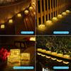 Solar Led Ice Cube Brick Lights Outdoor 1 LED Waterproof Stair Step Paver Lamp Yard Patio Lawn Garden Decoration Light