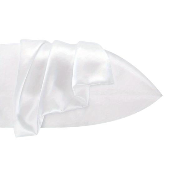 Наволочка из сатина Yousheng, однотонная наволочка, глянцевая антистатическая наволочка с невидимой молнией для спальни, подарок на новоселье