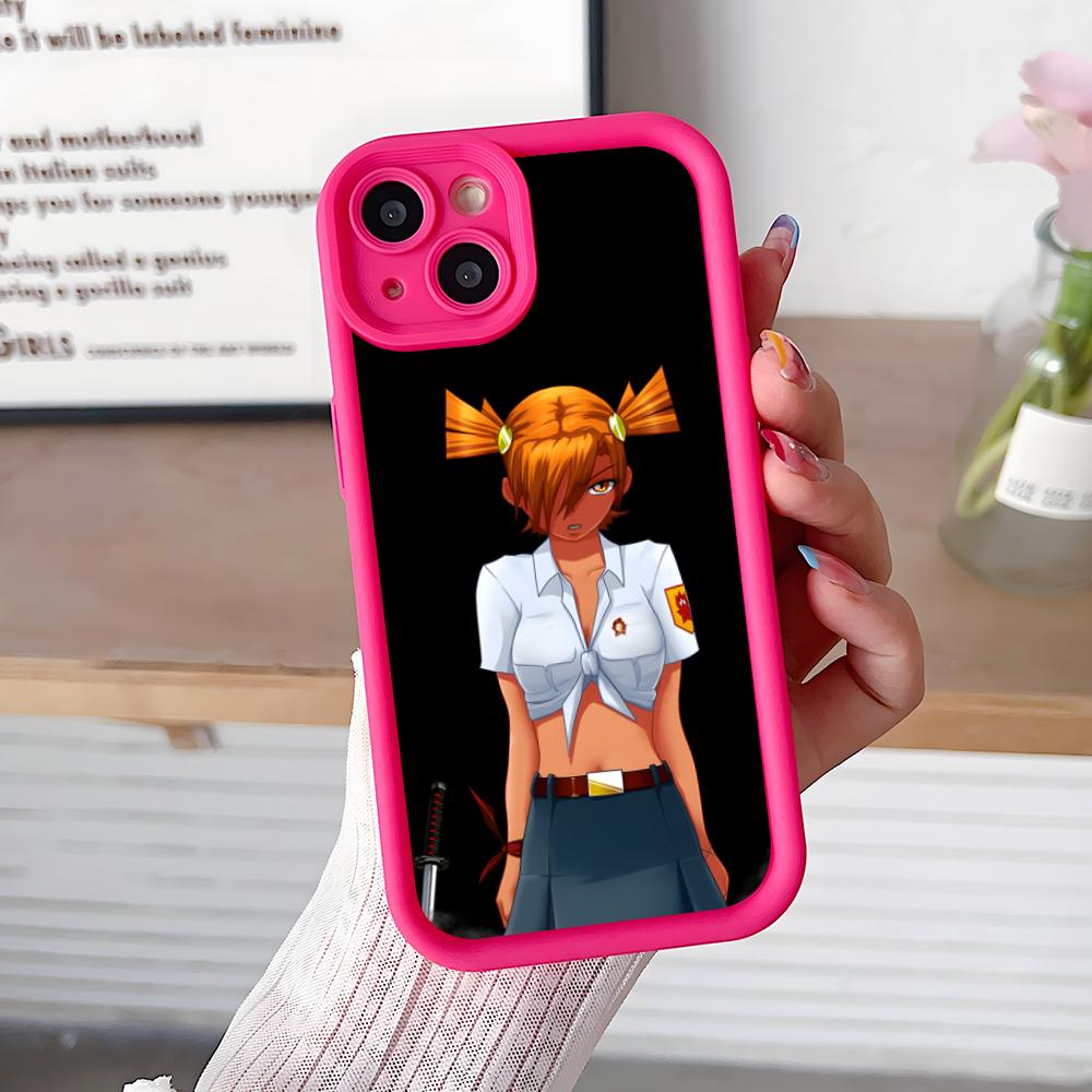 Вечное Лето Алиса Утолщенный ТПУ Чехол для Мобильного Телефона для iPhone 17 16 15 14 13 12 11 Air Pro Max Plus Цветной Чехол