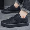 New Velcro Men's Board Shoes Fashion Casual Shoes Men's Shoes Korean Style White Shoes Sports Trendy Shoes
