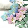 Iron on Clothing Applique Elegant Clothes Patches Flower Embroidered Patches  Sewing