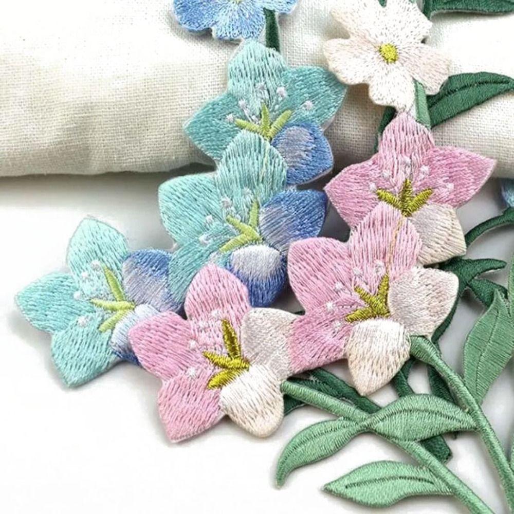 Iron on Clothing Applique Elegant Clothes Patches Flower Embroidered Patches Sewing