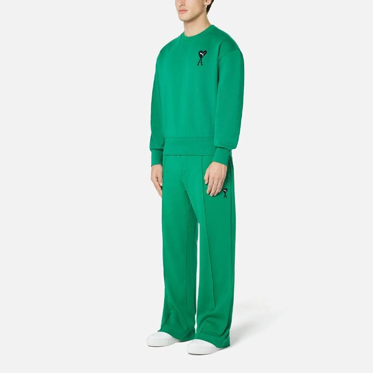 Puma Свитшот с круглым вырезом X Ami 'Зеленый' Мужской 534111-96