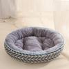 Dog Bed Small Medium Dogs Cushion Double Sides Use Soft Cotton Basket Warm House Washable Bed for Dog Accessories Pet Supplies