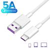Кабель для быстрой зарядки 5А, 0,3 метра, кабель USB Type-C, USB-кабель для передачи данных, линия для быстрой зарядки