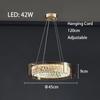 Nordic Crystal Ceiling Light Living Room Bedroom Luxury Chandelier Minimalist Pendant Light Home Decoration Furniture Appliances