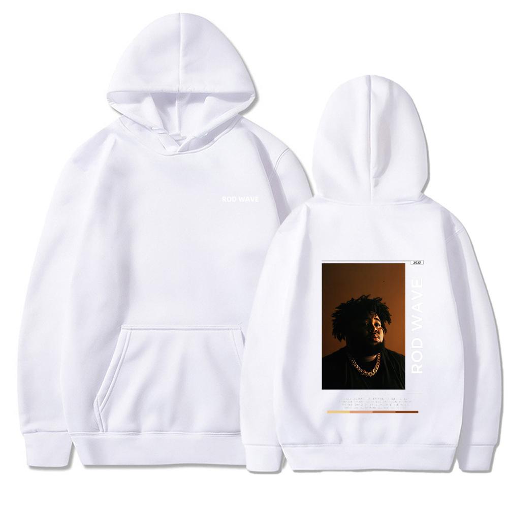 Rod Wave Nostalgia Essential Hoodies Мужские Женские Толстовки С Капюшоном Модные Повседневные Пуловеры в Стиле Хип-Хоп Осенние Мальчики Девочки Черные Уличные Толстовки С Капюшоном