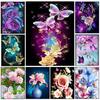 5DDIY Diamond Painting Embroidery Animal Flower Picture Rose Camellia Mosaic Butterfly Cross Embroidery Wall Home Decoration