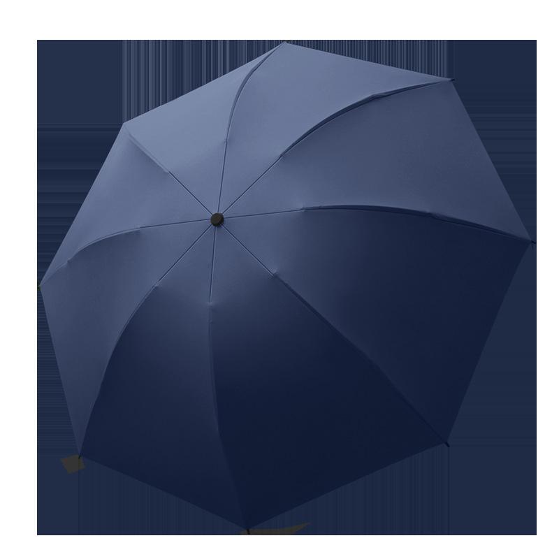 Новый трехсекционный виниловый зонт с ручным открыванием, складной зонт для бизнеса, зонт-наоборот, фиксированный рекламный зонт