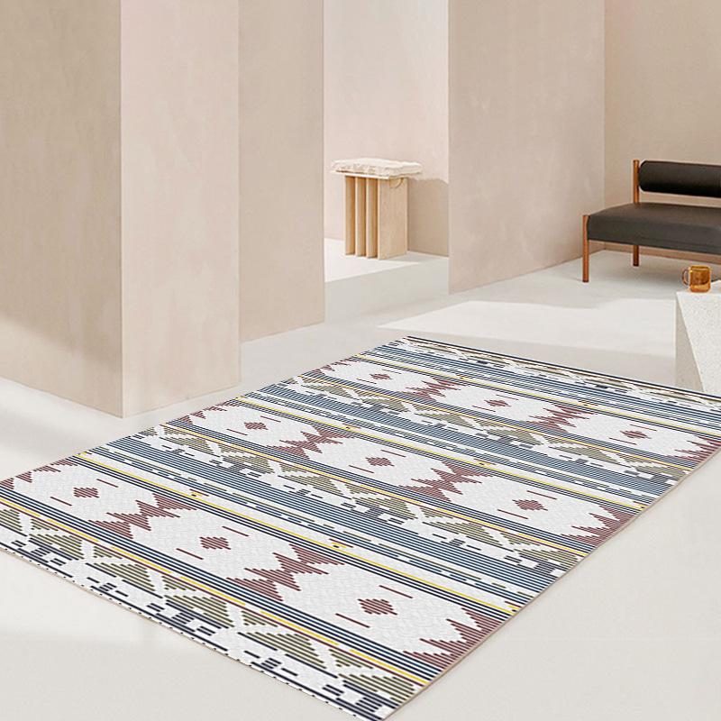Bohemian National Style Living Room Carpet Retro Hotel Homestay Decoration Carpets Light Luxury Bedroom Bedside Large Area Rug