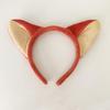 Милая Мультяшная Повязка на Голову с Головой Лисы и Ушками Животных для Детского Дня, Сценического Выступления, Смешные Аксессуары для Волос