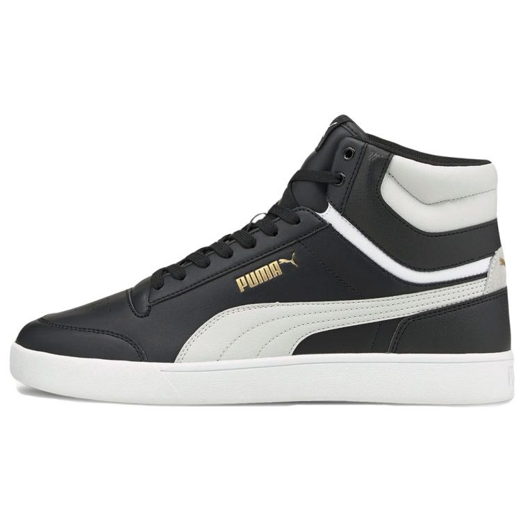 Puma Shuffle Mid High-Top Skate Shoes Unisex Sneakers Black 380748-02