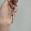 Knife Alloy Model Keychain Necklace