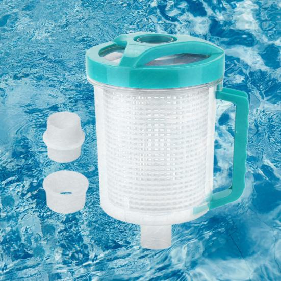 Yousheng Контейнер для листьев для бассейна для пылесоса для бассейна Прозрачный сборник листьев для бассейна Ловушка для листьев Высокоемкий уловитель листьев Улавливает ветки мусор для бассейна спа