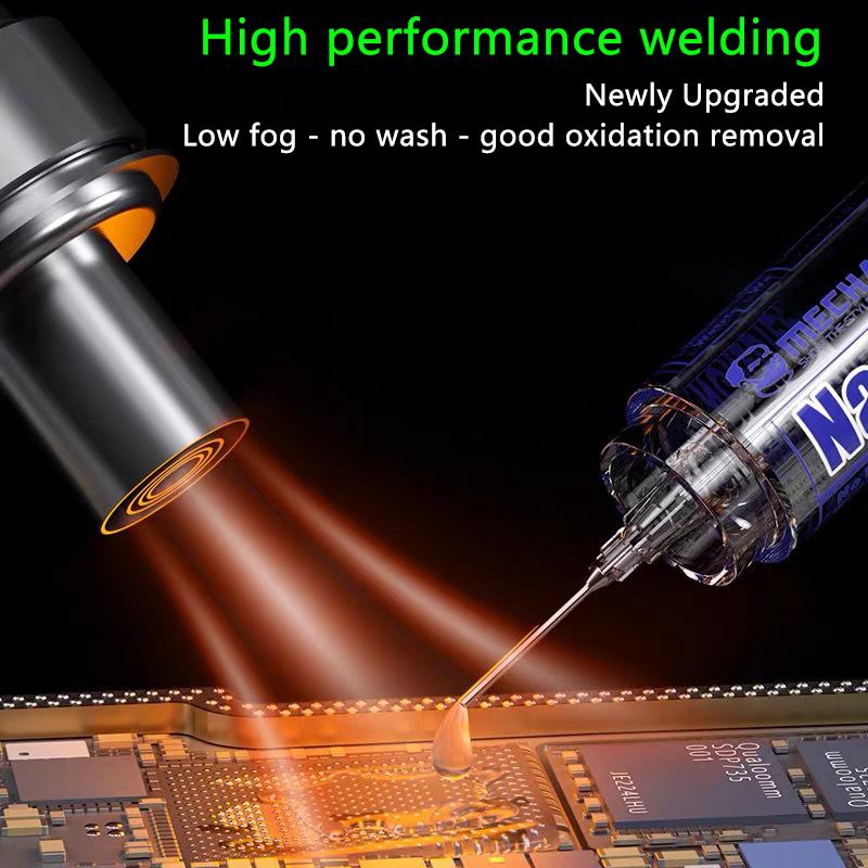 Паста-флюс M35 Nano 10 куб. см, высокопроизводительная, с 3 иглами, для пайки при ремонте материнских плат мобильных телефонов