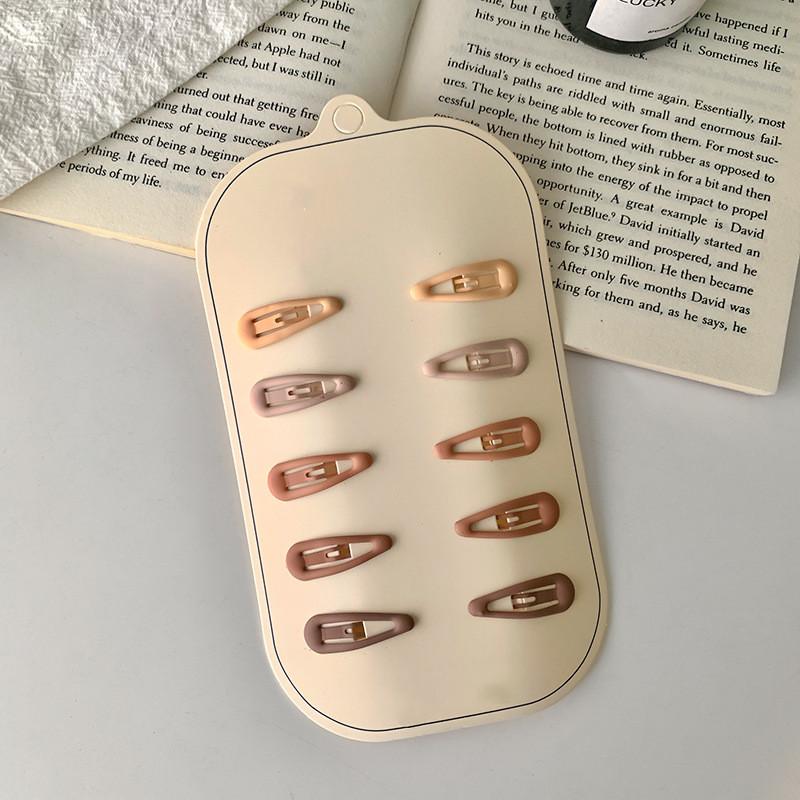 10pcs Children Hair Pin Dot Simple Colorful Hair Clips for Girls Princess Sweet Hair Clips Headwear Girls Kids Hair Accessories