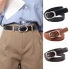 Imitation Leather Women Belt Adjustable Length Pin Buckle Waistband Dress Shirt Tops
