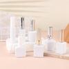 8/10/12/15Ml Empty Glass Nail Gel Bottle Matt White Filling Nail Polish Glue Sealing Basic Oils Light-Resistant Good Storage