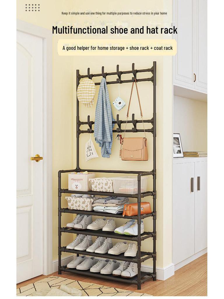 Многослойная полка-органайзер для обуви и головных уборов для спальни, гостиной, прихожей и шкафа.
