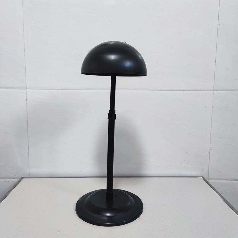 Adjustable Bright White Wig Stand - Telescopic and Lifting Design for Hairpieces and Art.