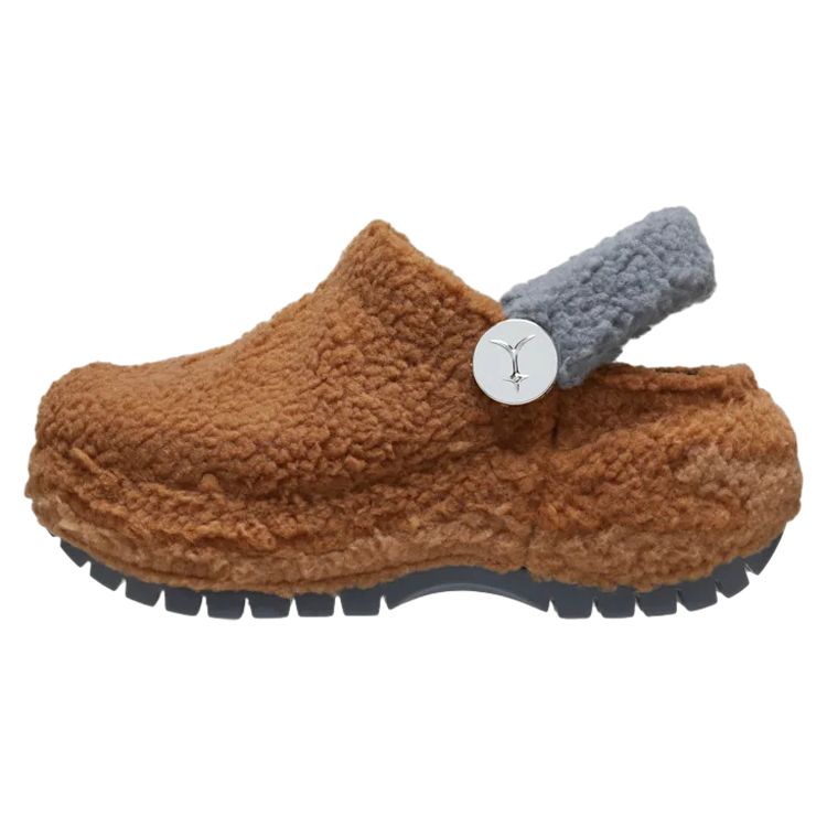 Lil Nas X x Crocs Mega Crush Clog Коричневые шерпа Унисекс Кроссовки 209508-088