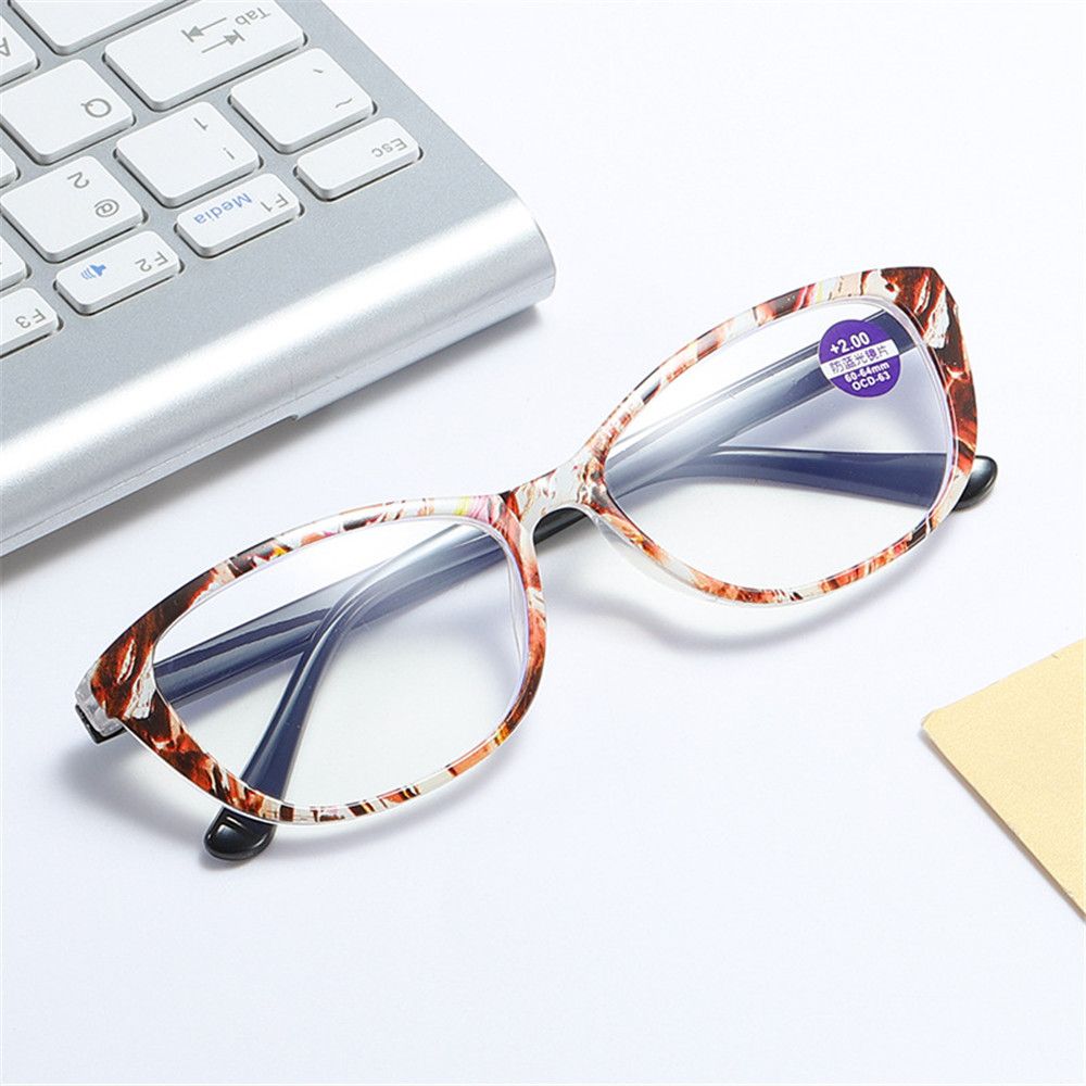 Fashion Anti -Blue Light Reading Glasses Urltra -Light Eye Protection Men Women Elegant Comfortable Eyeglasses