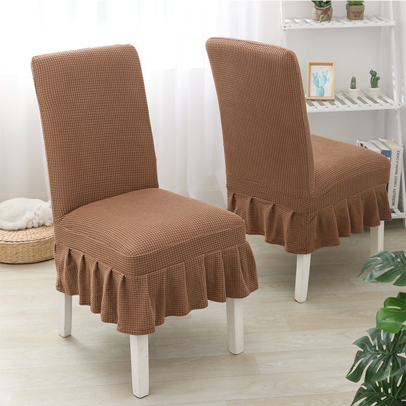 Universal Chair Covers Set Multiple Piece Cushion Back Protectors Adjustable Durable Easy To Clean Chair Cover For Home Office Dining Room Furniture